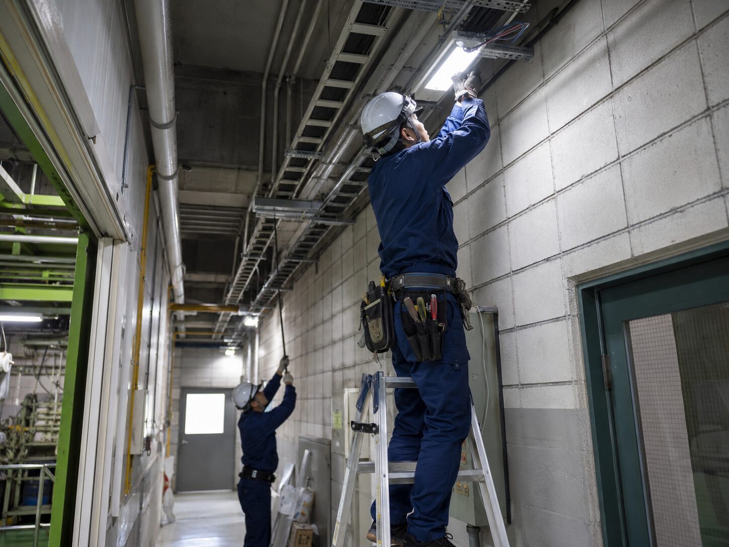 LED照明への更新による電気使用量・CO2排出量の削減