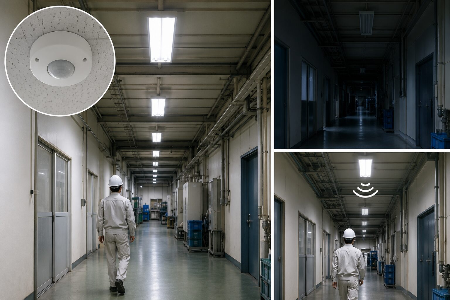 人感センサー付きLED導入による電気代削減